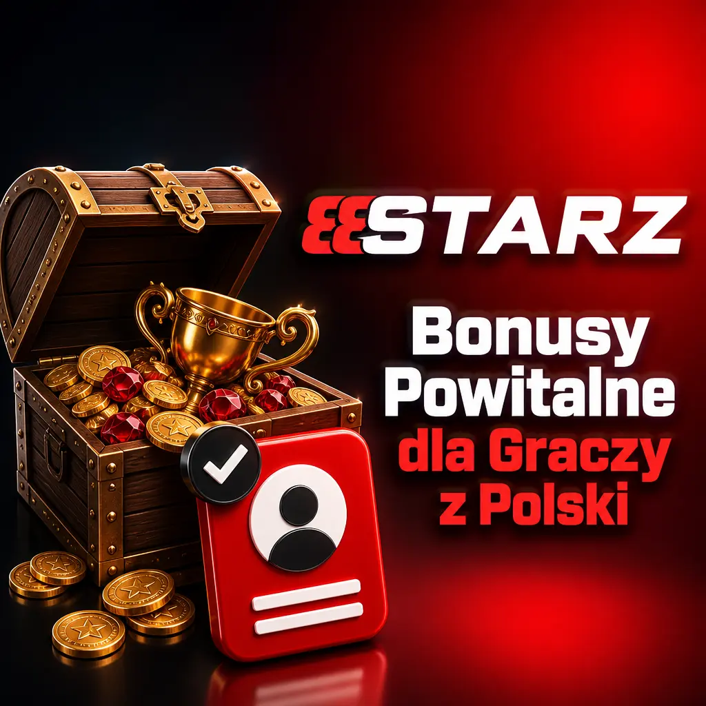 Bonus powitalny 888starz dla graczy z Polski: 200% do 1700 PLN na sport oraz 100% do 6500 PLN plus 150 free spinów w kasynie.