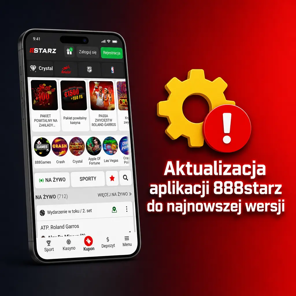 Aktualizacja aplikacji 888starz do wersji 1.9.4 z nowymi funkcjami i poprawkami bezpieczeństwa, styczeń 2026