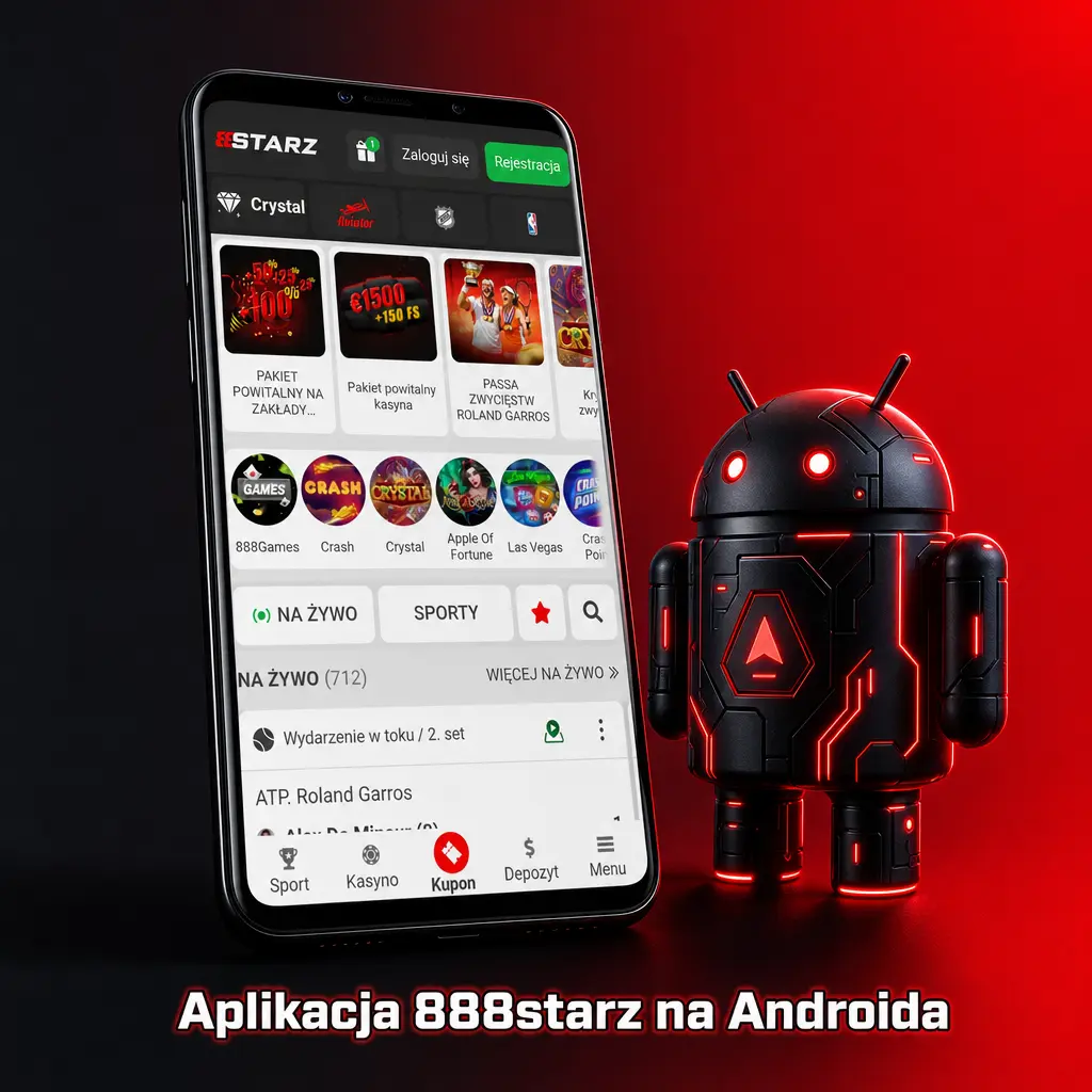 Aplikacja 888starz na Androida – bezpłatne pobieranie do zakładów sportowych i gier kasynowych
