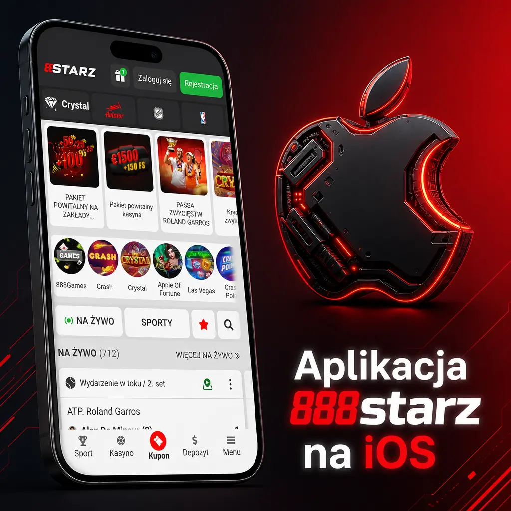 Aplikacja 888starz na iOS dla iPhone i iPad – zakłady sportowe, kasyno na żywo i bonusy w jednym miejscu