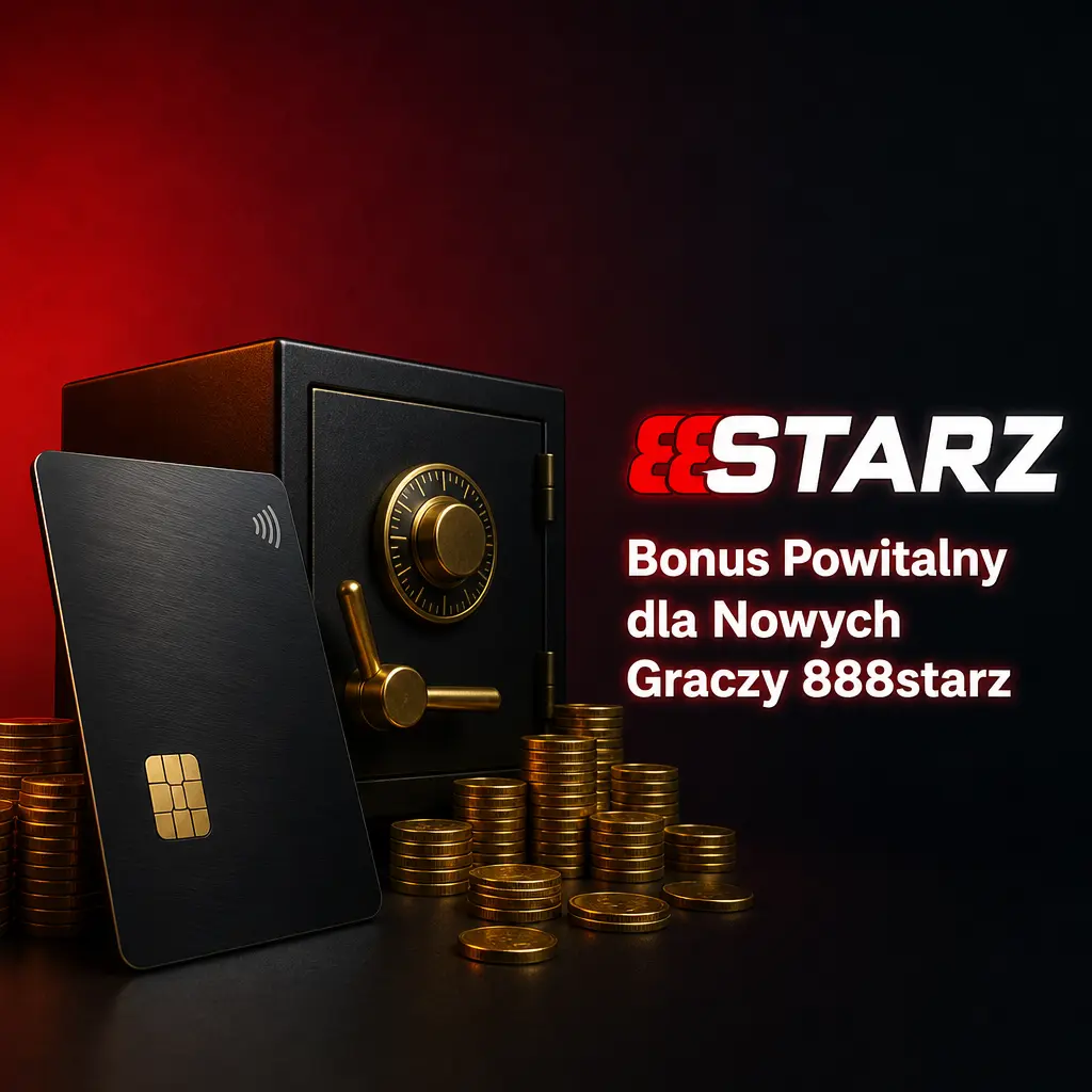 Bonus powitalny 888starz: 200% do 1700 PLN na sport oraz 100% do 6500 PLN plus 150 free spinów w kasynie.