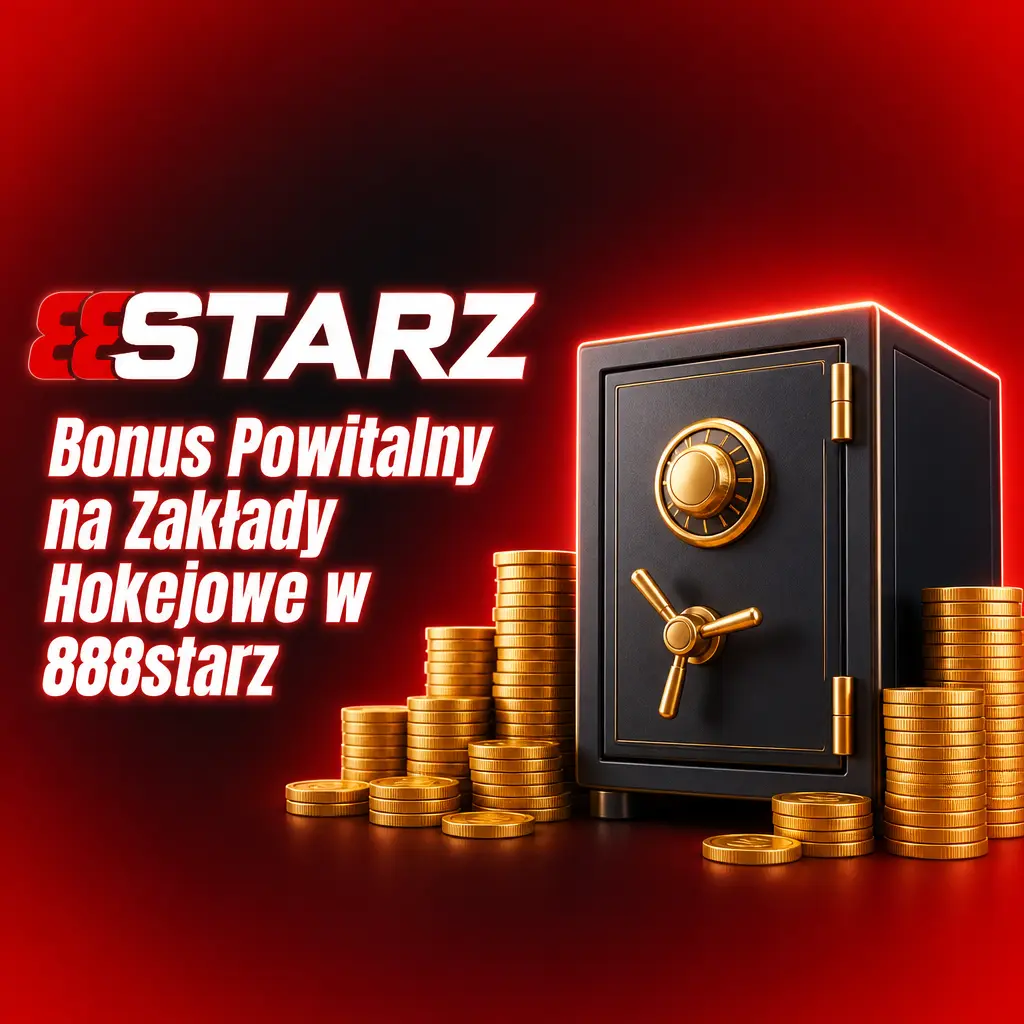 Bonus powitalny 888starz 100% do 2600 PLN na zakłady hokejowe NHL, KHL i PHL dla nowych graczy