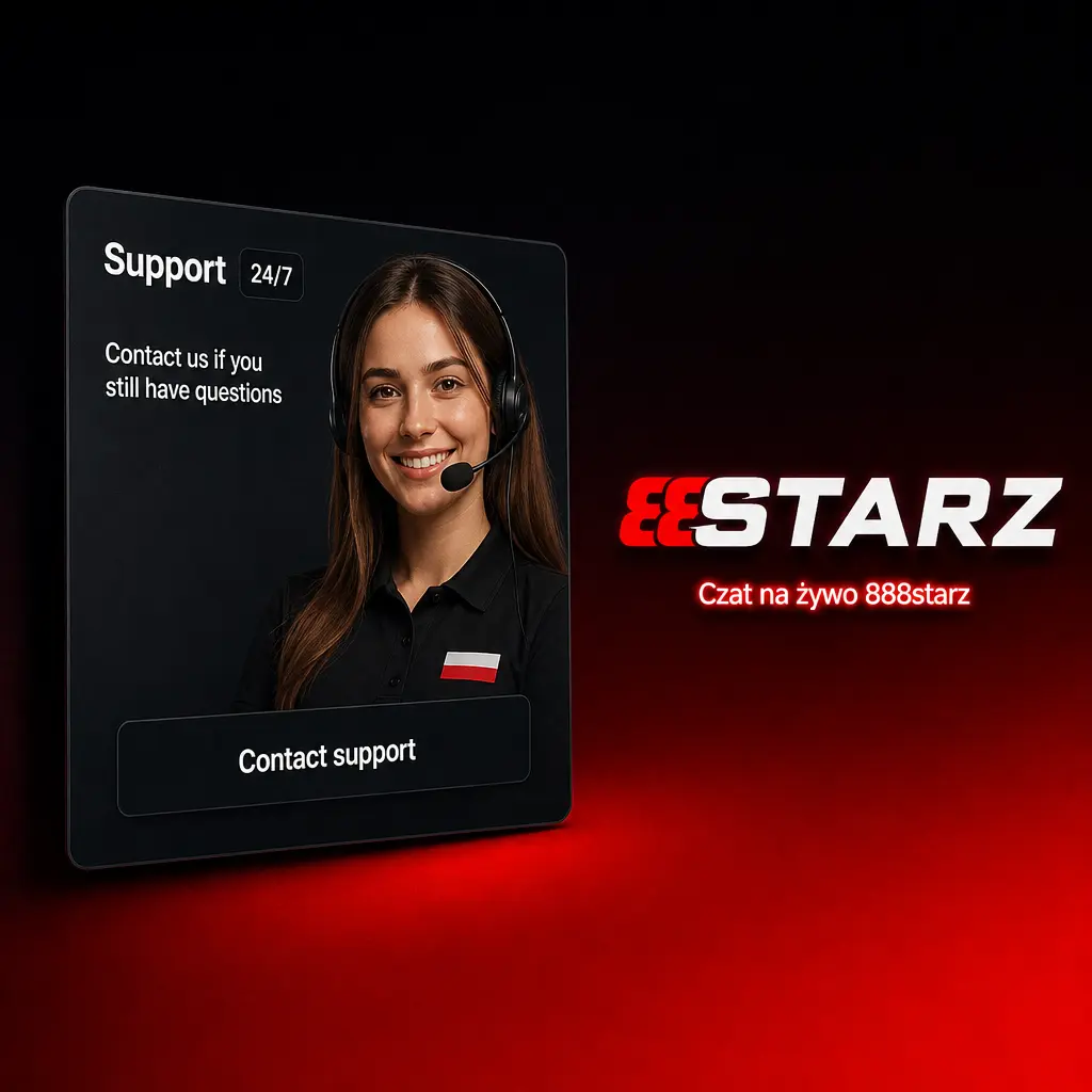 Czat na żywo 888starz - szybki kontakt z obsługą klienta dostępny 24/7 w języku polskim i angielskim