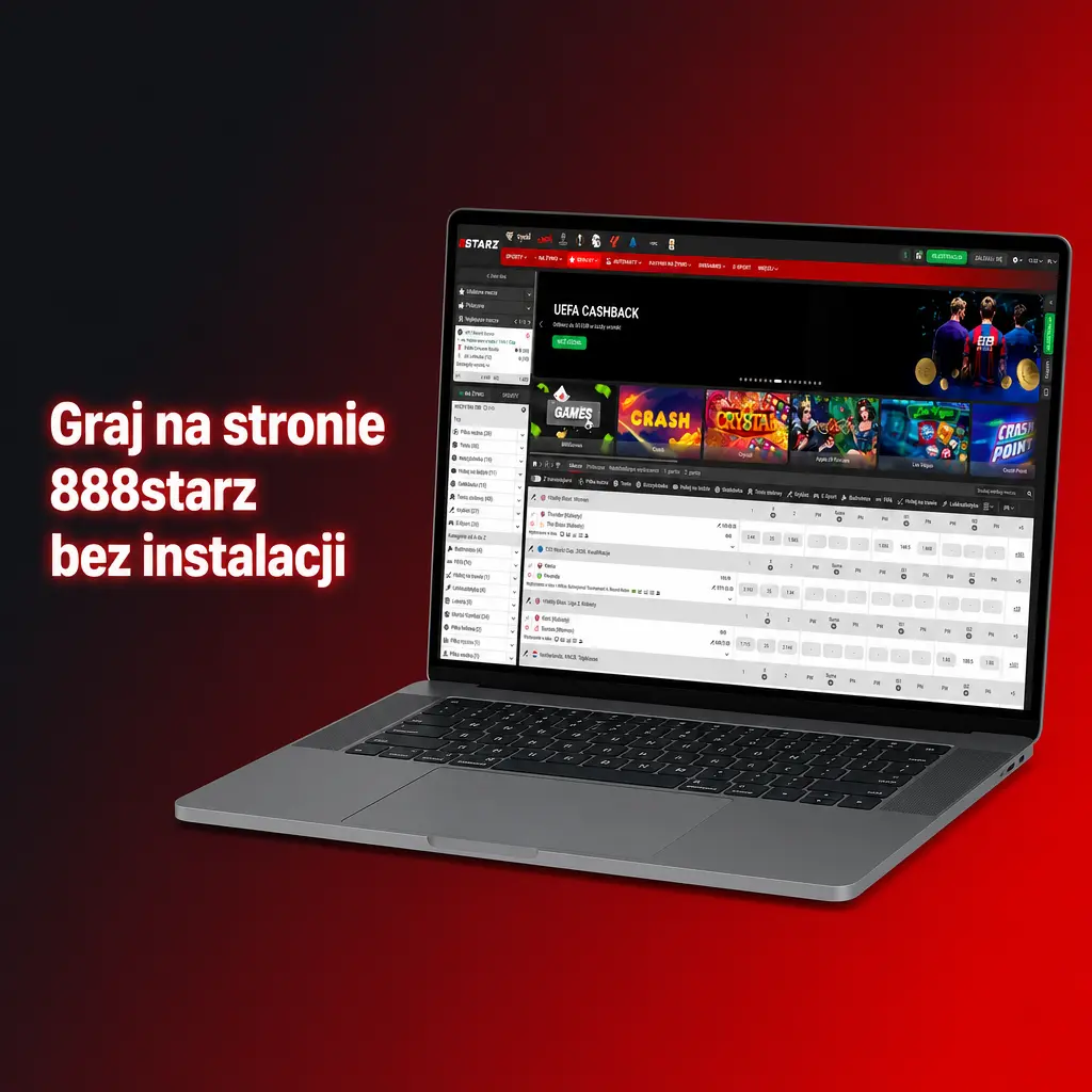 Gra na stronie 888starz bez instalacji – zakłady sportowe i kasyno online w przeglądarce