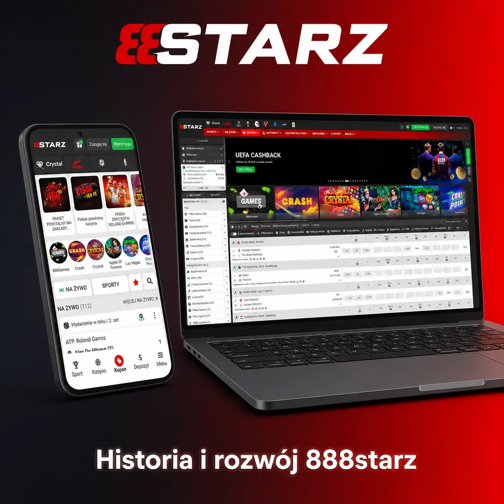 Historia i rozwój platformy bukmacherskiej 888starz od 2020 roku na rynku zakładów i kasyn online
