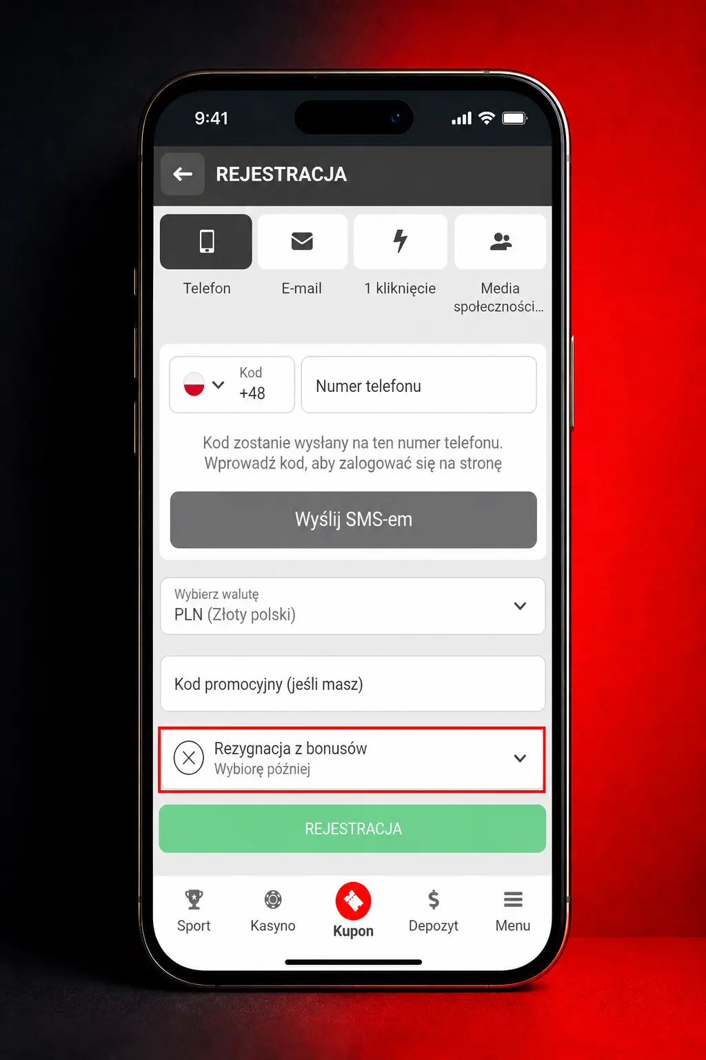 Instrukcja odbioru bonusu powitalnego 888starz – rejestracja, wybór bonusu, depozyt i wymagany obrót