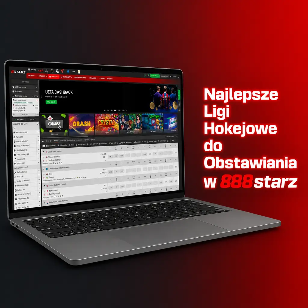 Najlepsze ligi hokejowe do obstawiania w 888starz: NHL, KHL, PHL, SHL, Liiga, DEL i inne rozgrywki międzynarodowe.