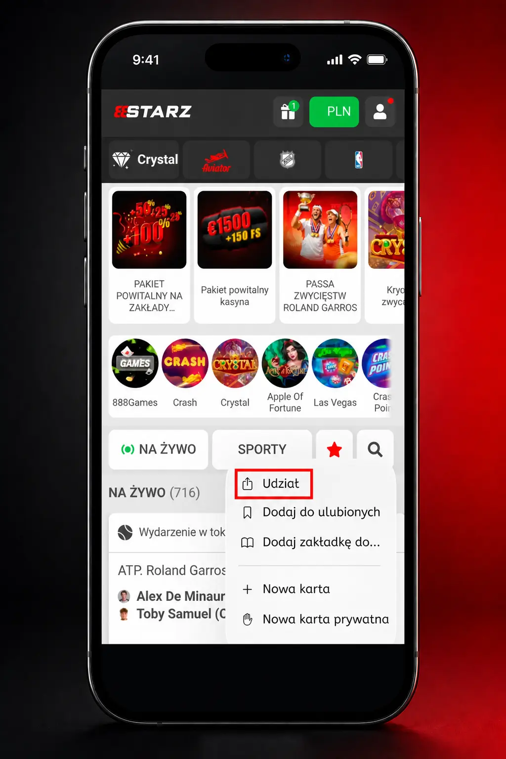 Instrukcja pobierania aplikacji 888starz na iOS w 5 krokach bez App Store, na iPhone lub iPad
