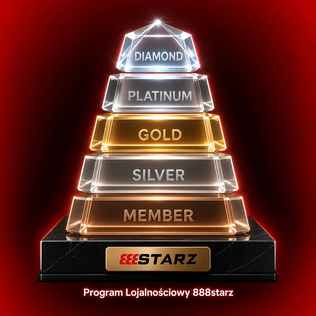 Program lojalnościowy 888starz: zdobywaj punkty za zakłady, zyskaj cashback do 20% i awansuj na poziom VIP.