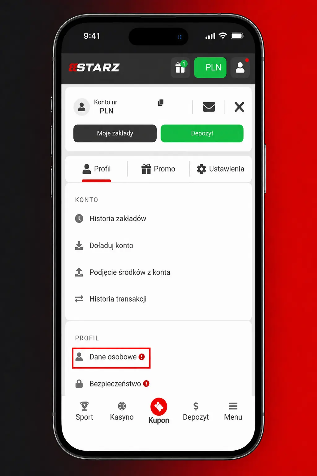 Weryfikacja konta na 888starz – proces KYC z dodaniem dokumentu tożsamości i potwierdzenia adresu