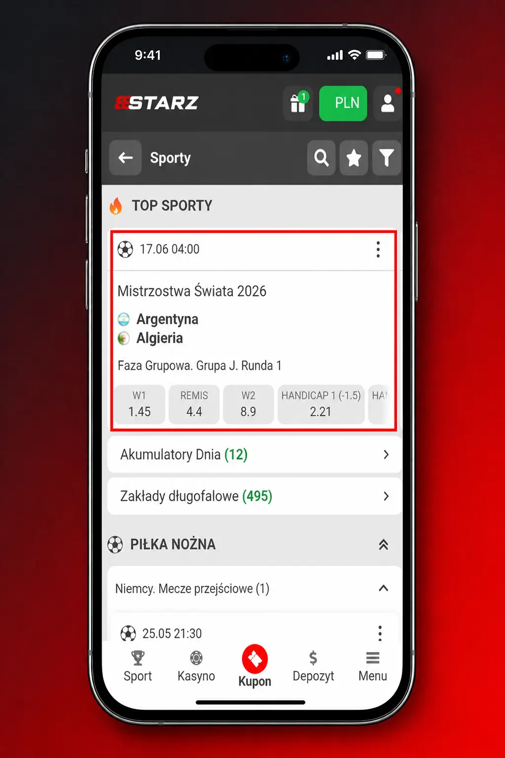 Zakłady na Formułę 1 w aplikacji mobilnej 888starz na Android i iOS z kursami live